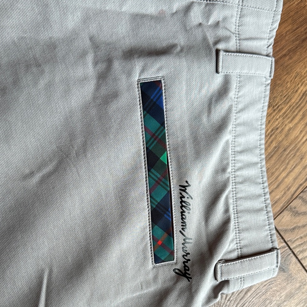 NWOT William Murray Golf 7” Short Straight Fit Light Gray - Picture 4 of 8